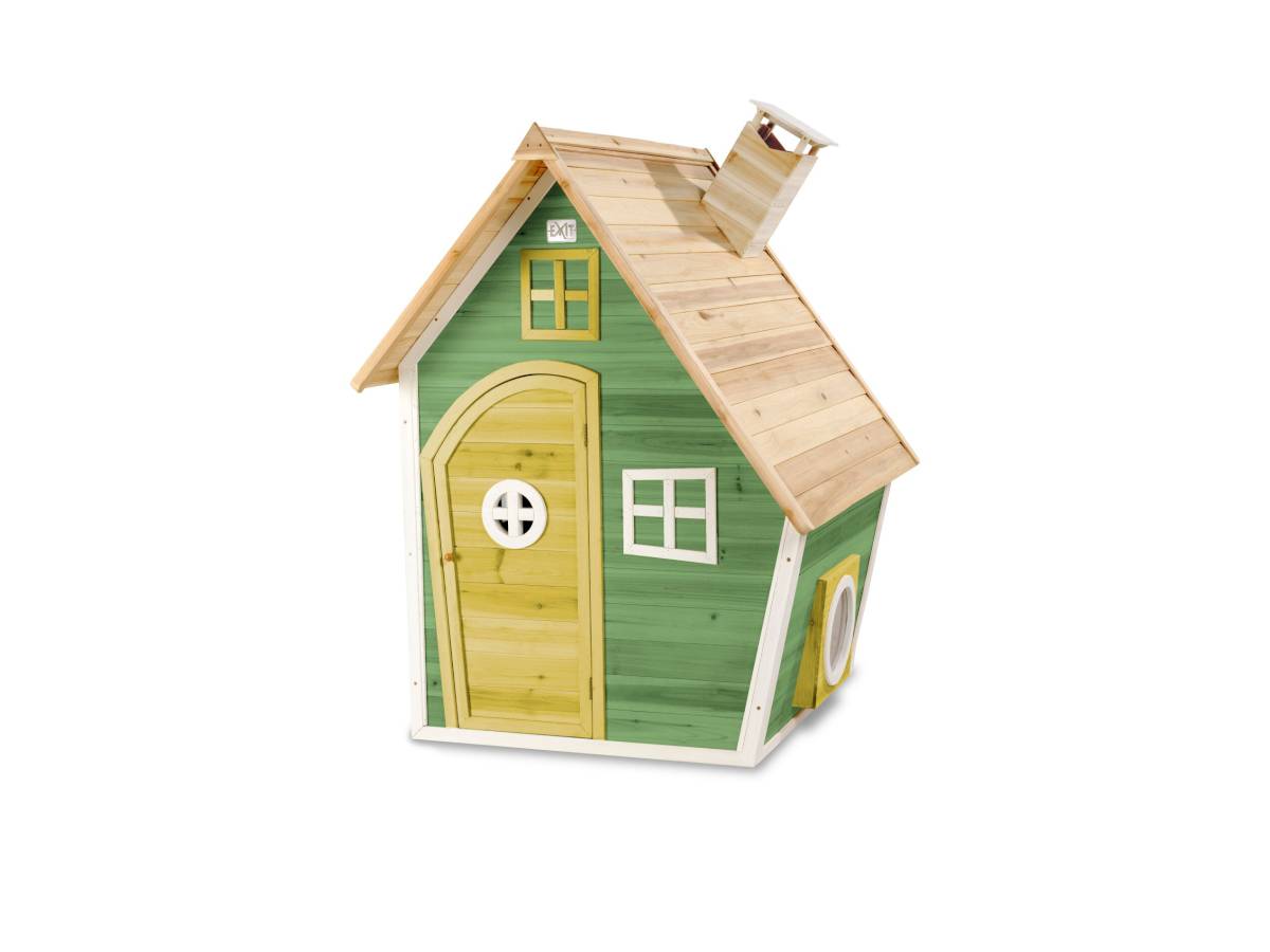 Exit Toys - Maisonnette en bois pour enfants Fantasia 100 Vert - Exit Toys - Imagen 1