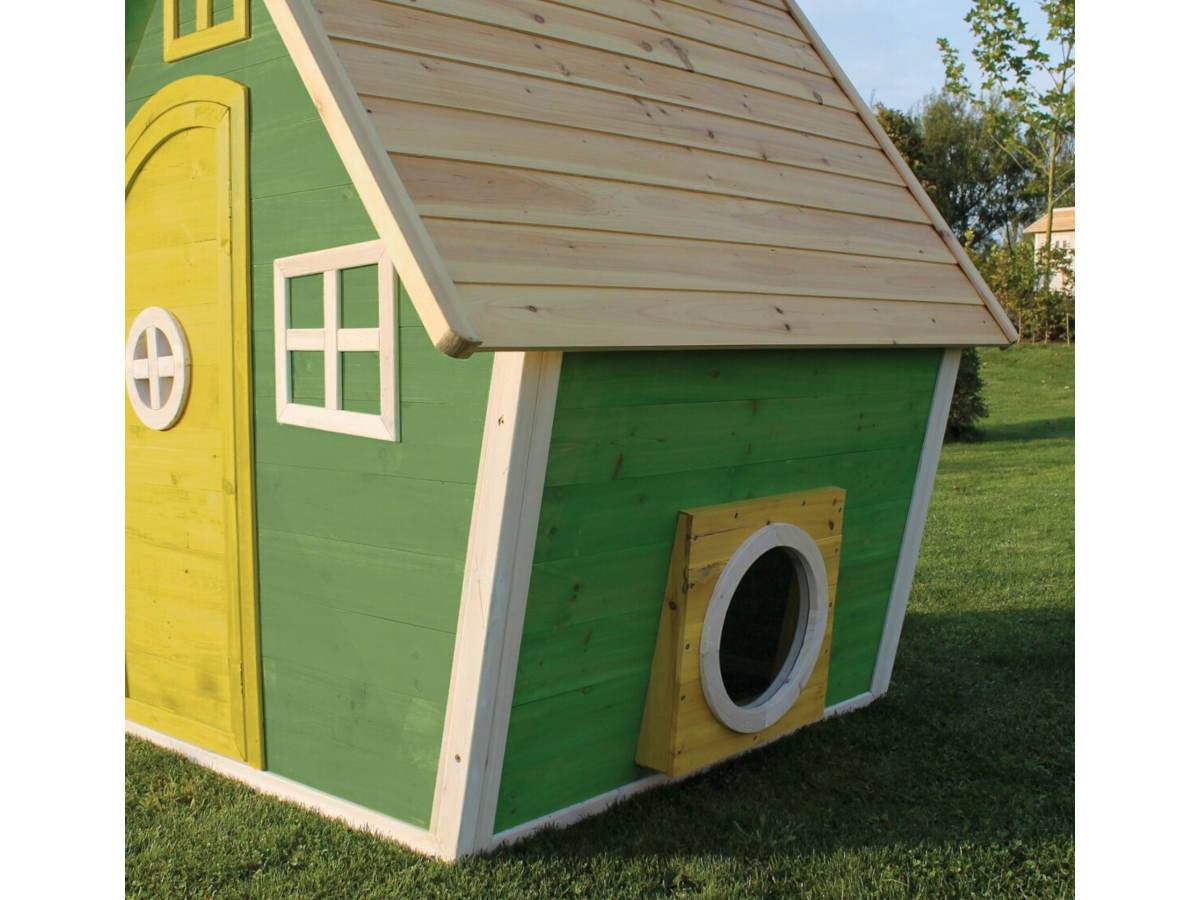 Exit Toys - Maisonnette en bois pour enfants Fantasia 100 Vert - Exit Toys - Imagen 3