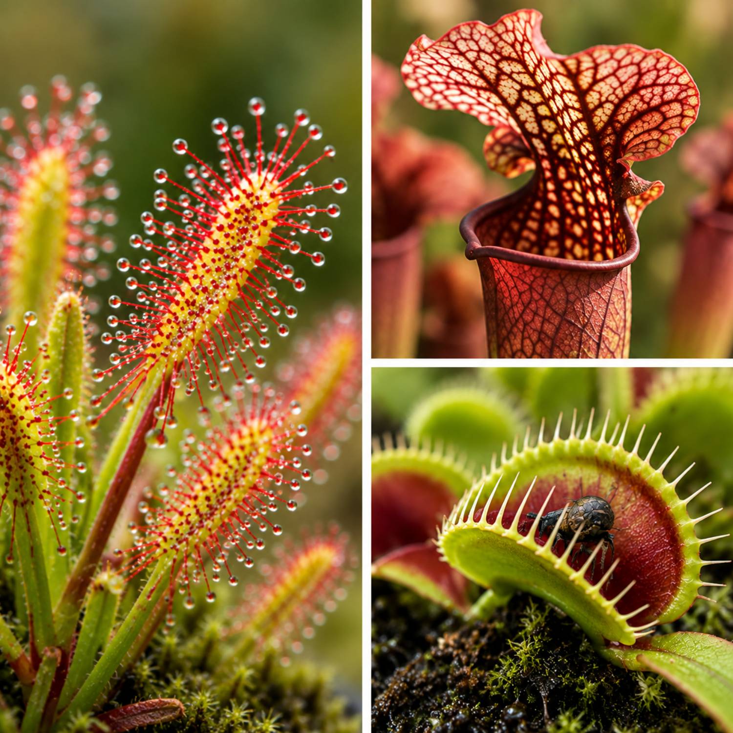0 - Plantes Carnivores - 3 pièces - Rustiques - Image 3
