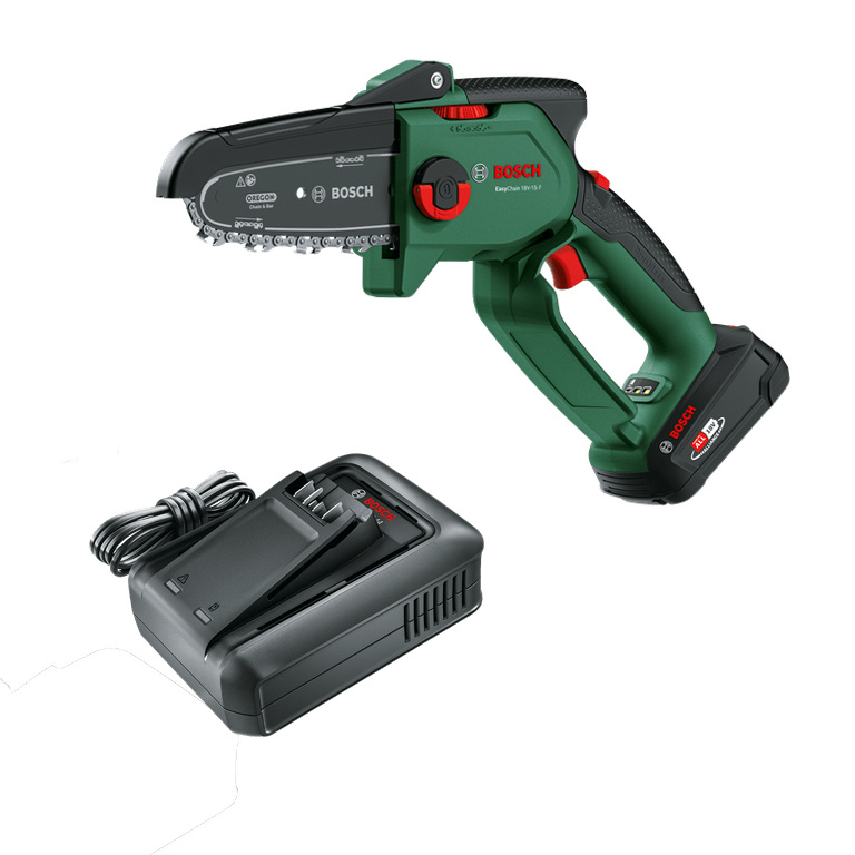 Bosch - Tronçonneuse à chaîne sans fil EasyChain 18V-15-7 - BOSCH VERT - avec une batterie -06008B8900