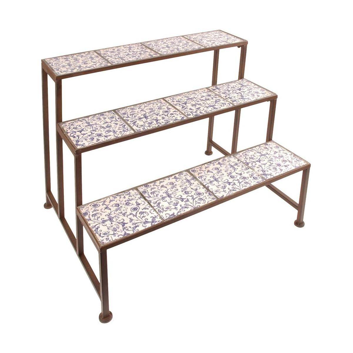 Esschert Design - Etagère en céramique et fer forgé - Imagen 1