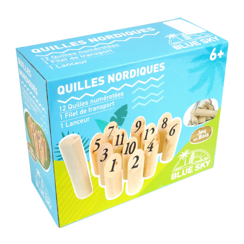 Mgm - Jeu de quilles nordiques en bois Enfant - Mgm - Imagen 2