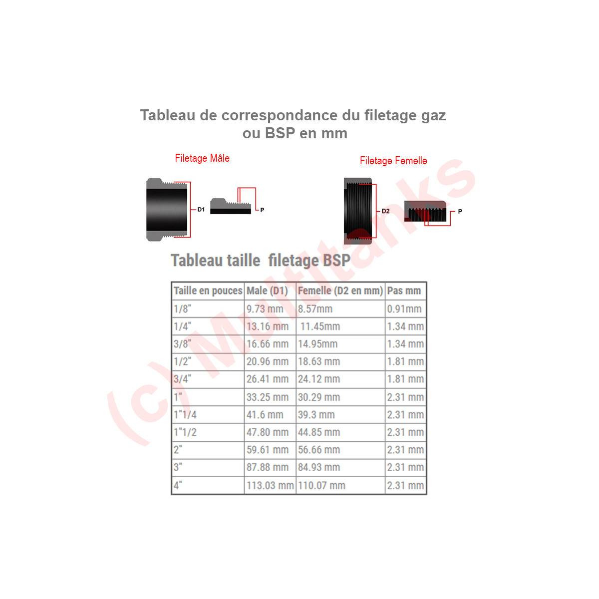 Codital - Raccord Droit Mâle Laiton Série 7000 PN16 | Jonction Compression PE - Ø A: 40mm | Ø B: 1''1/2 - Image 3