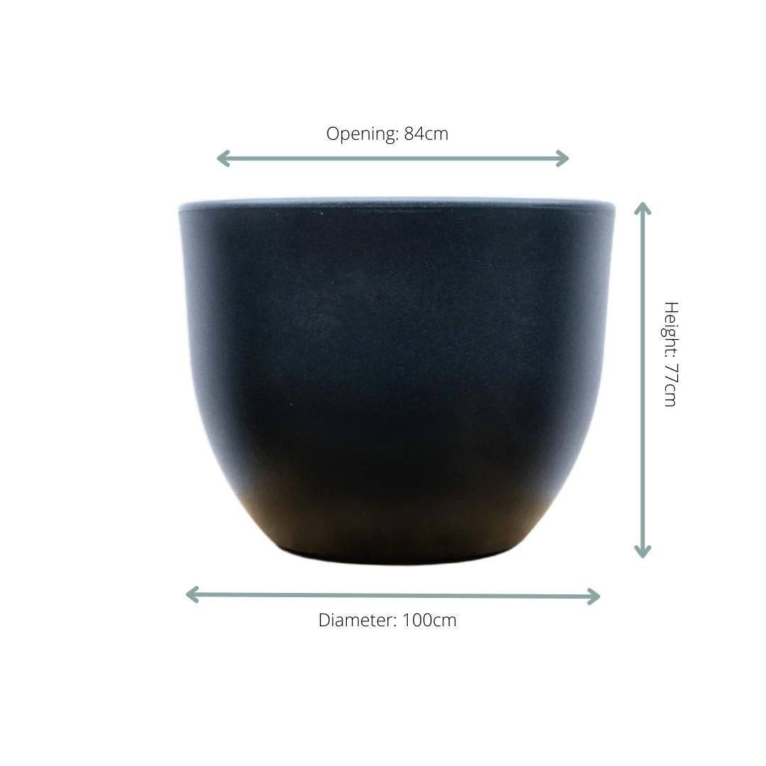 Pot Eggy Anthracite 100 cm- La Green Touch - Image 2