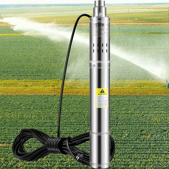 VEVOR Pompe Immergée Pompe à Eau pour Puits Profond Inox 550 W 2100 L/h 108 m - Image 8
