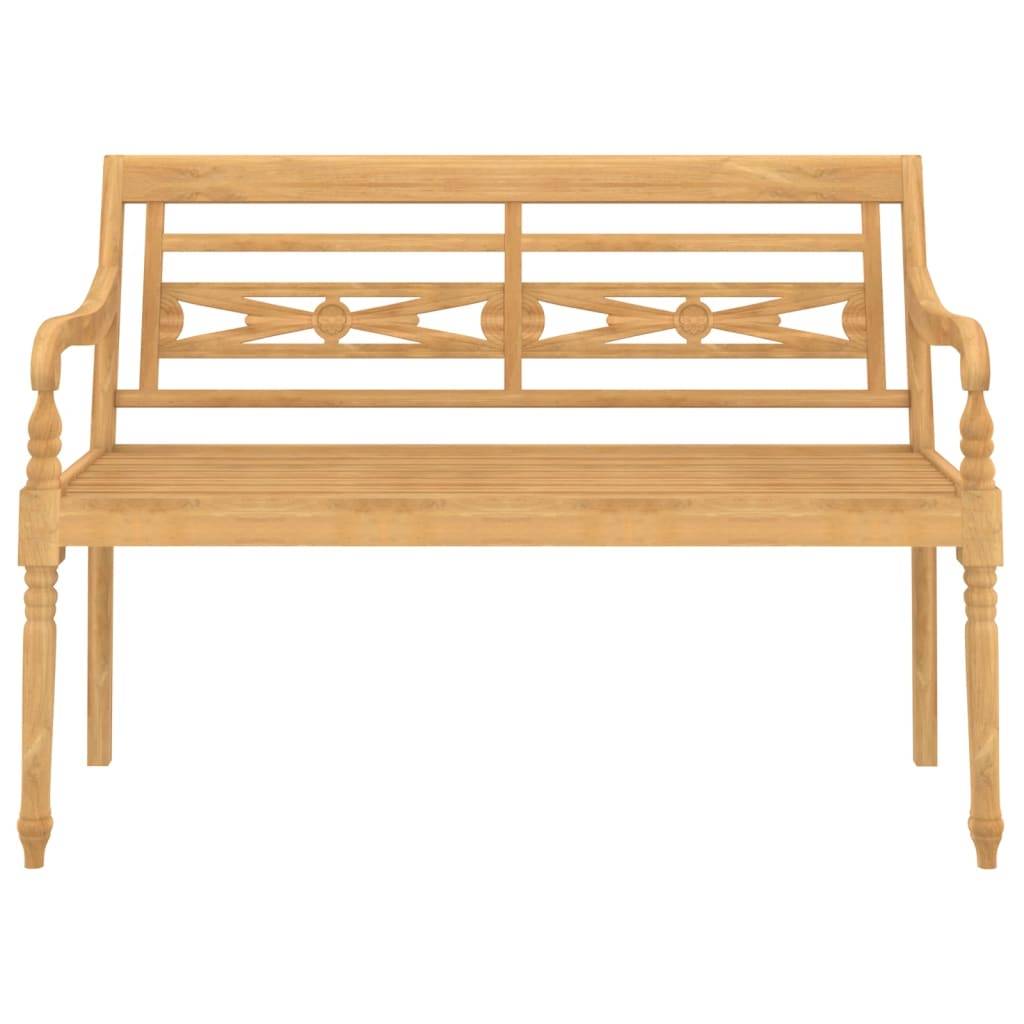 Helloshop26 - Salon de jardin meuble d'extérieur ensemble de mobilier 4 pièces bois de teck solide - Imagen 5
