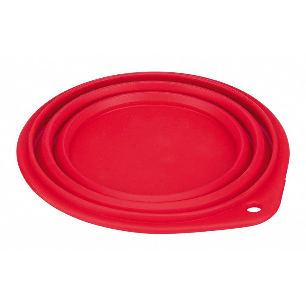une Gamelle Écuelle de voyage, 0.5 litre, silicone pliable pour chien -couleur aléatoire. - Image 2