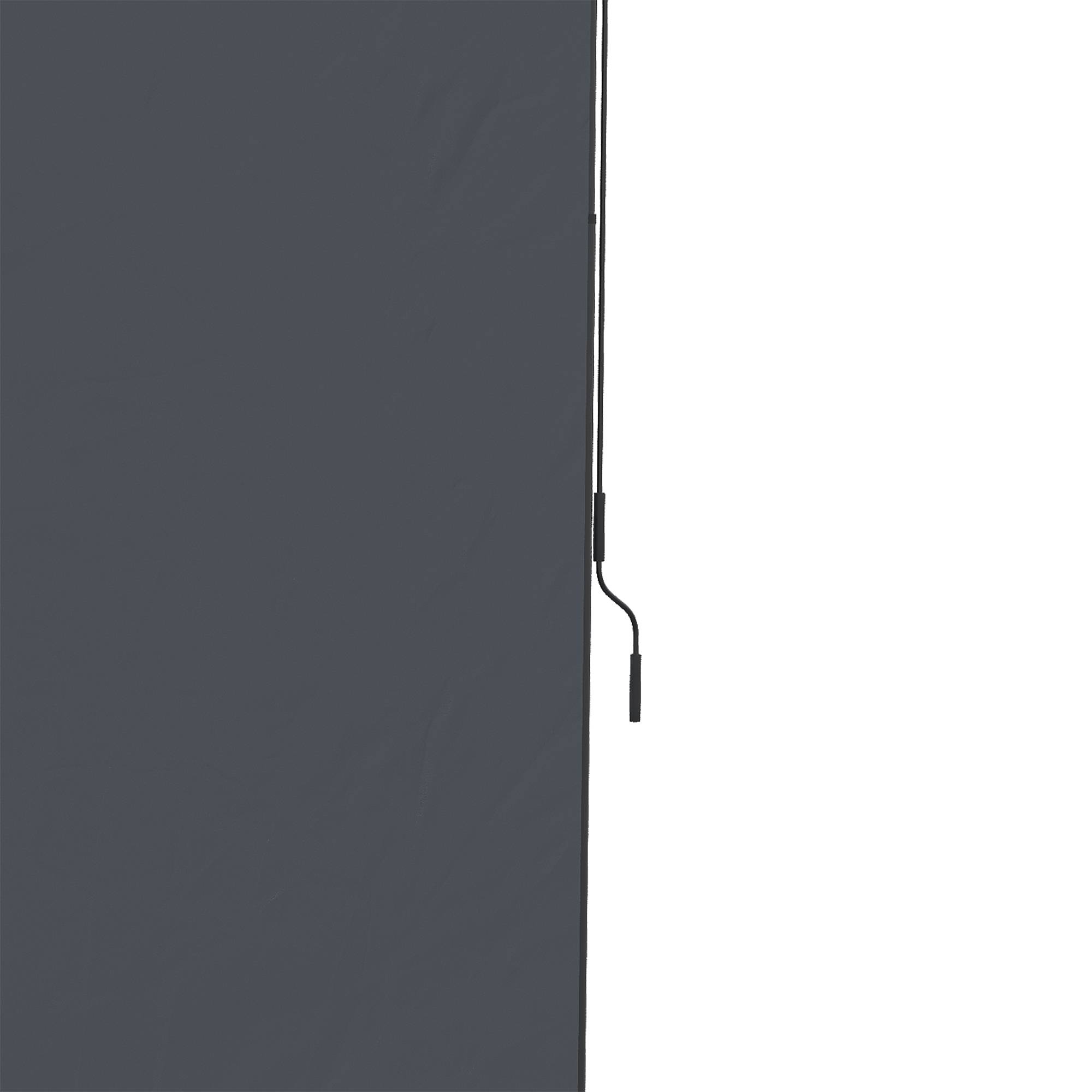 Store Vertical Extérieur sans Perçage Balcon Terrasse Brise-Vue Rétractable Gris 200x305cm - ComfortXL Outdoor Living - Image 8