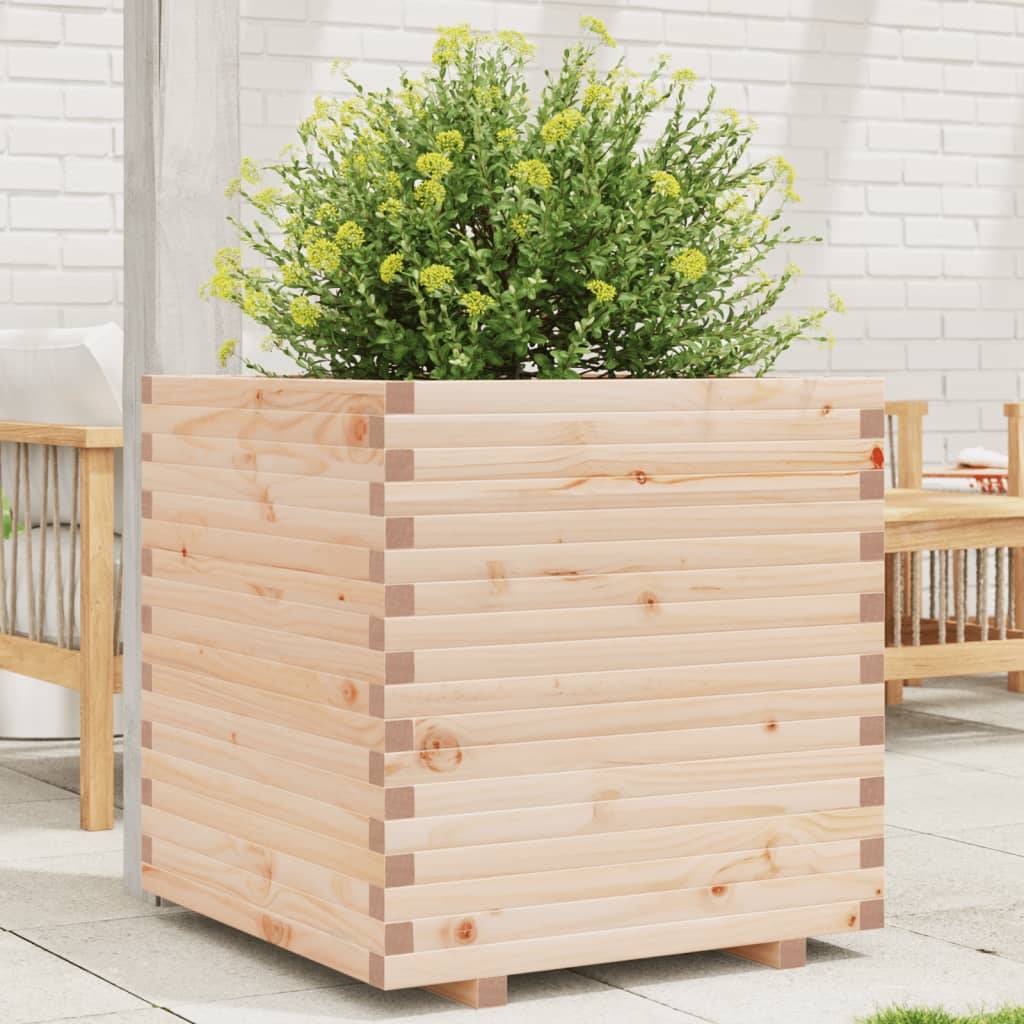 Maison Chic - Jardinière, Bac à fleurs, Pot de fleurs 70x70x72 cm bois de pin massif - Imagen 2