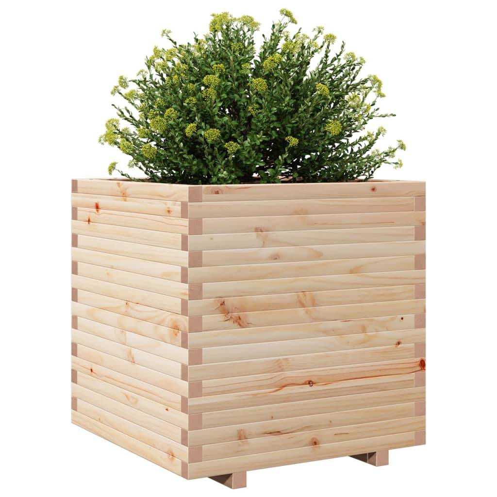 Maison Chic - Jardinière, Bac à fleurs, Pot de fleurs 70x70x72 cm bois de pin massif - Imagen 4