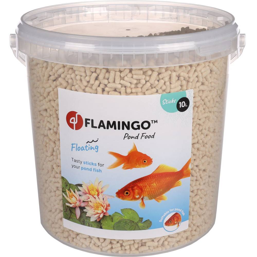 Nourriture poisson étang forme sticks seau 10 litres - Image 1