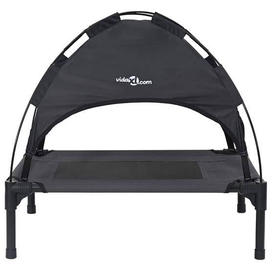 Lit surélevé pour chien Acier Pliable Intérieur Extérieur Noir S – ComfortXL Pet Living - Image 4