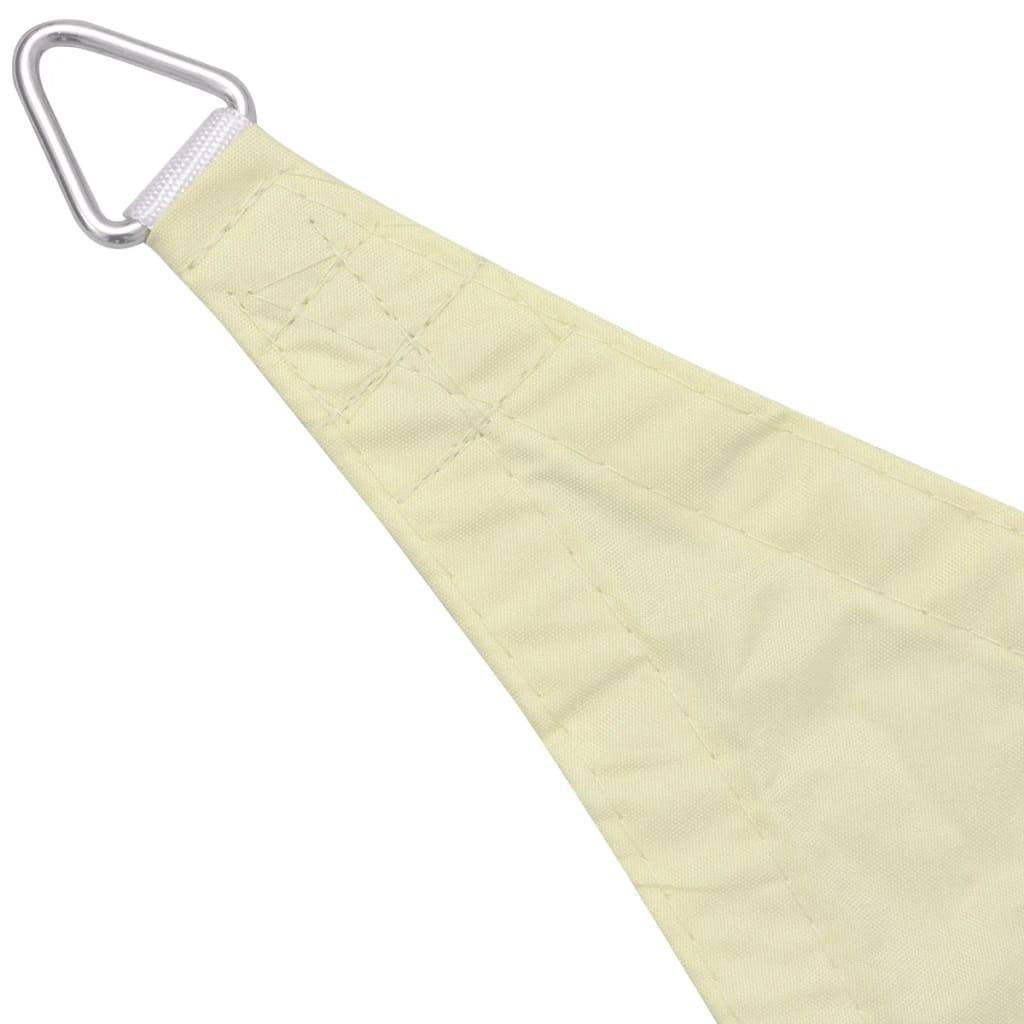 Voile toile d'ombrage parasol en tissu oxford rectangulaire 2 x 4 m crème - Imagen 3