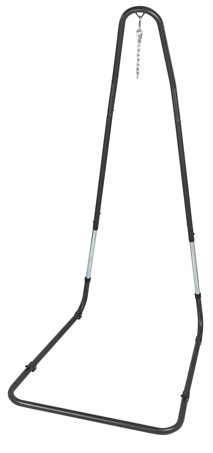 Jobek - Support Métal Sonio Anthracite Réglable pour chaise hamac 115x130x200-240 cm JOBEK - Imagen 2