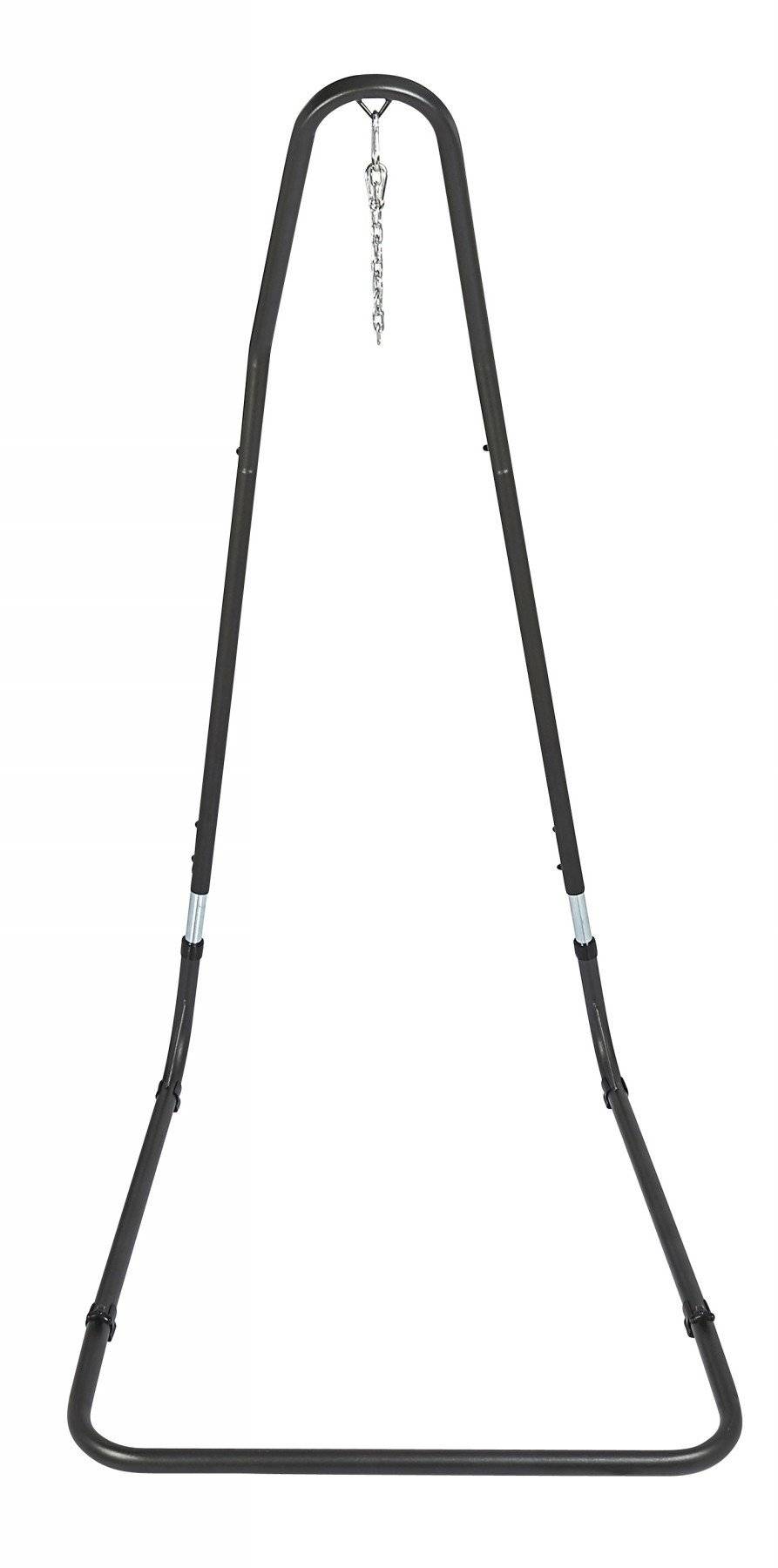 Jobek - Support Métal Sonio Anthracite Réglable pour chaise hamac 115x130x200-240 cm JOBEK