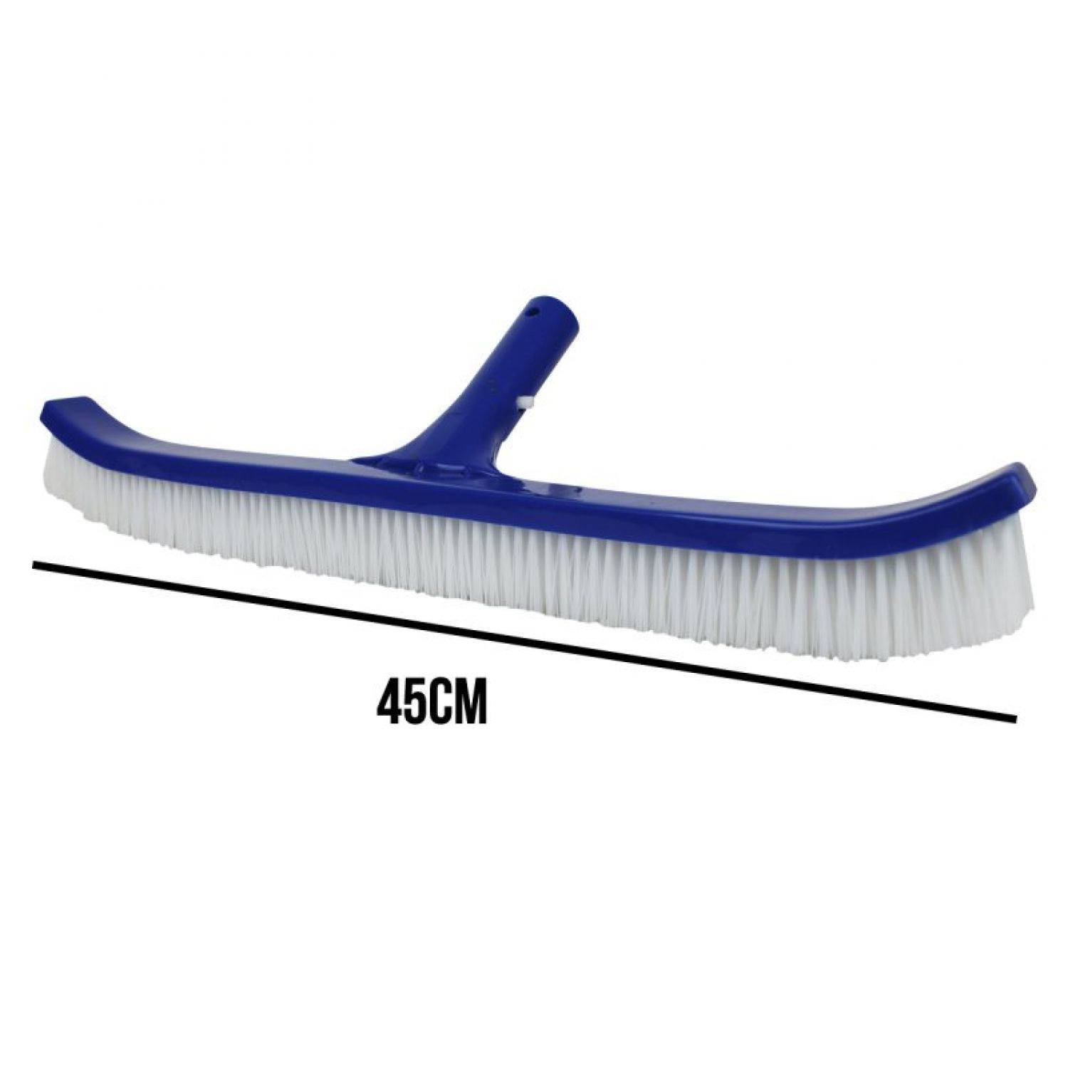 Linxor - Tête de brosse paroi 45 cm bleu pour piscine adaptable sur manche standard ou télescopique - Linxor - Imagen 2