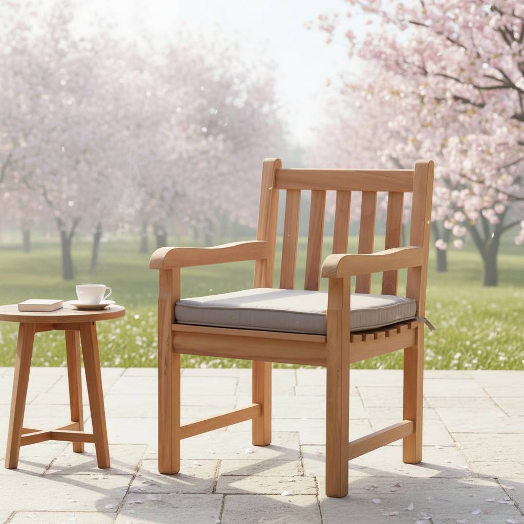 Teck'Attitude - Fauteuil en teck massif Boston - TECK'Attitude - Imagen 4