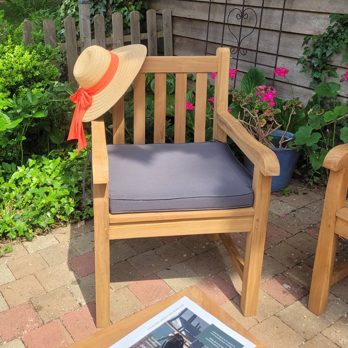 Teck'Attitude - Fauteuil en teck massif Boston - TECK'Attitude - Imagen 5