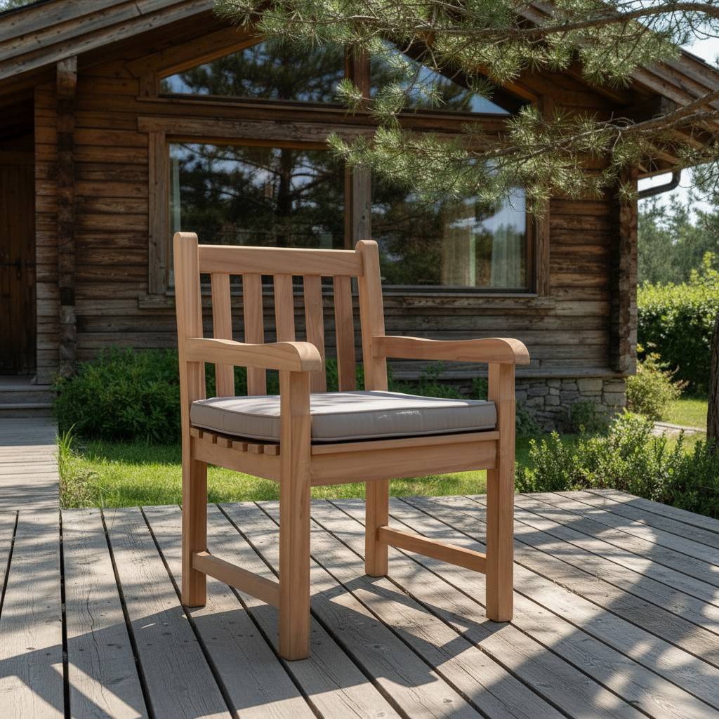 Teck'Attitude - Fauteuil en teck massif Boston - TECK'Attitude - Imagen 2