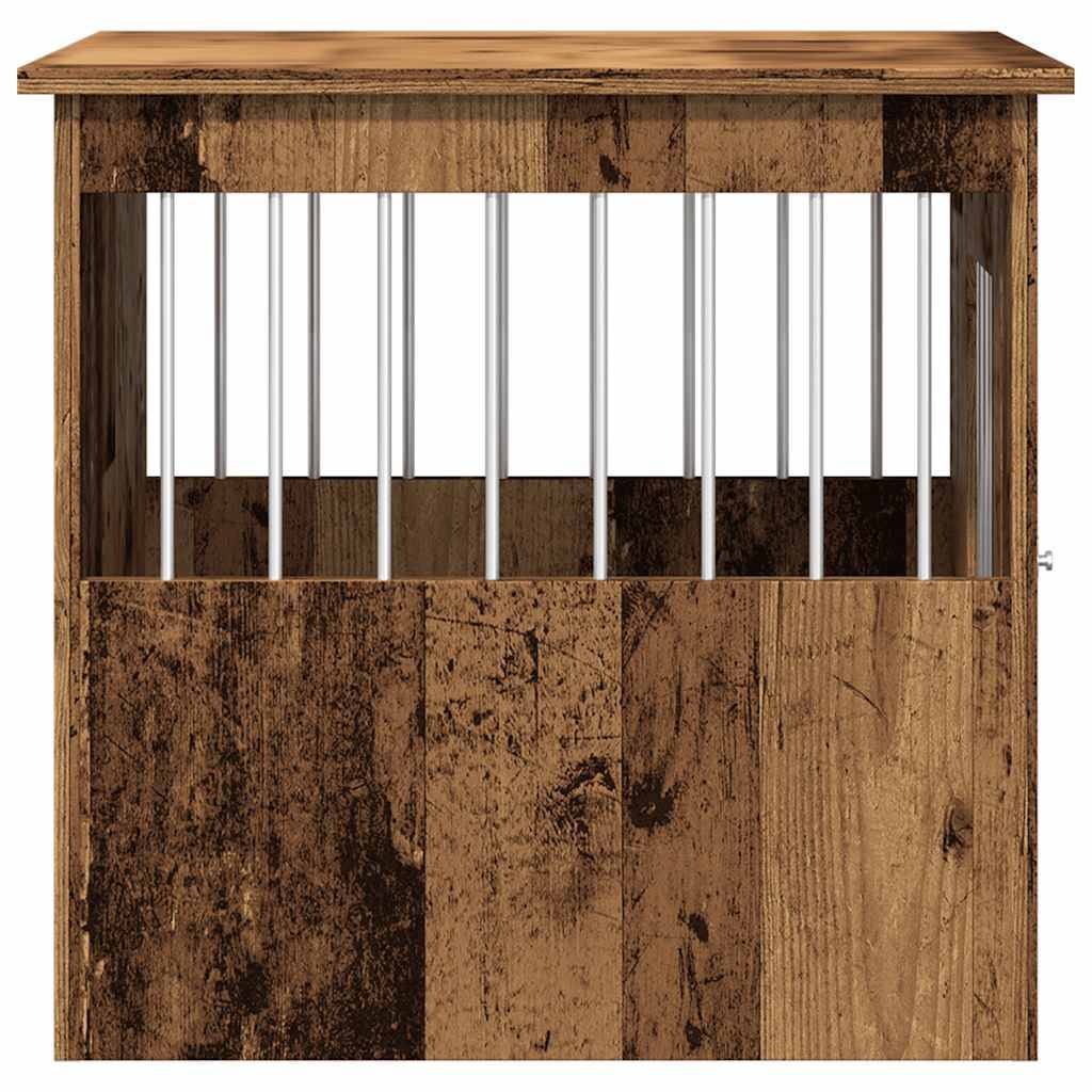 Niche plastique bois et acier marron  45 x 62 x 59 cm  - Prolenta premium p353.4 - Image 6