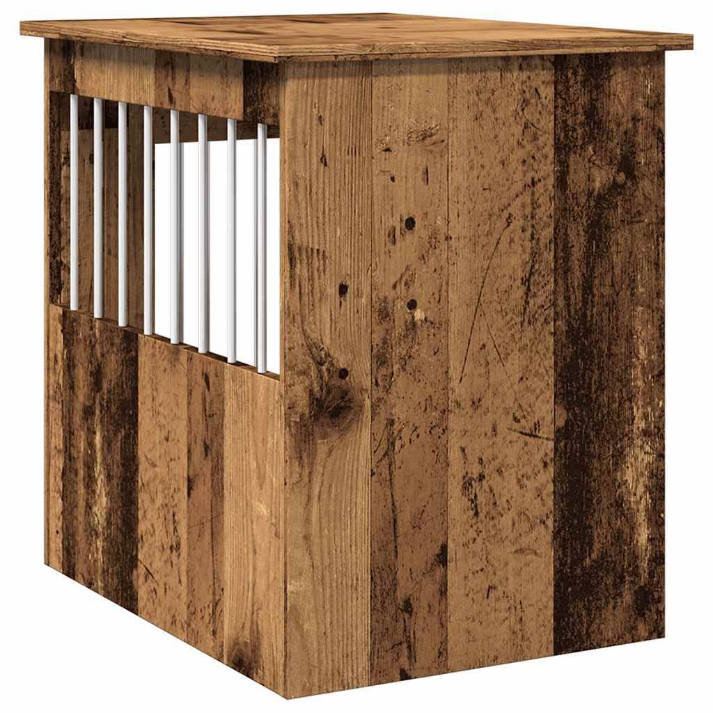 Niche plastique bois et acier marron  45 x 62 x 59 cm  - Prolenta premium p353.4 - Image 7