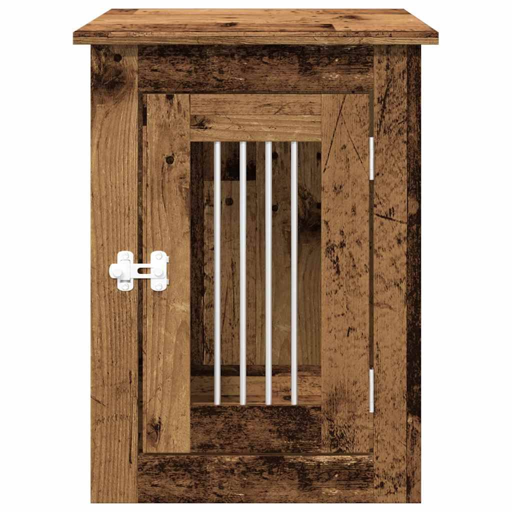 Niche plastique bois et acier marron  45 x 62 x 59 cm  - Prolenta premium p353.4 - Image 4