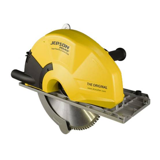 Scie circulaire à métaux Ø 320 mm 1800 W pour panneaux sandwich - JEPSON - avec rail + fixation - 608270-SET - Image 1
