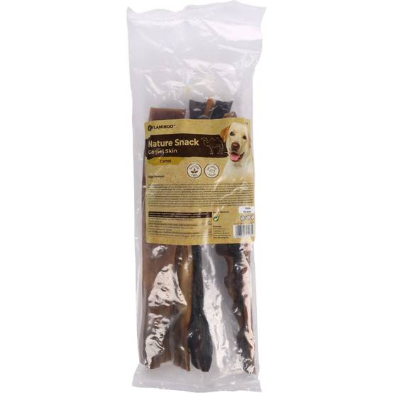 Flamingo - Friandises peau de chameau 40 cm sans gluten sans sucre ajouté, pour chien - Image 1