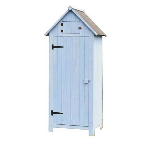 Armoire de rangement en bois bleue ou blanche - 0,28 m², Couleur Bleu - Imagen 1