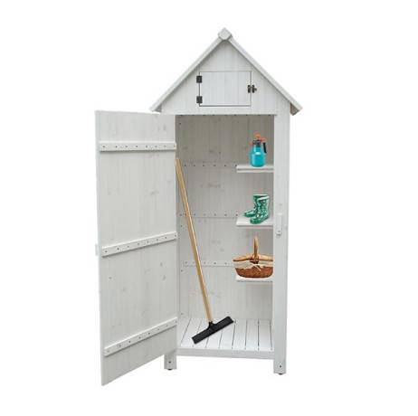 Armoire de rangement en bois bleue ou blanche - 0,28 m², Couleur Bleu - Imagen 6