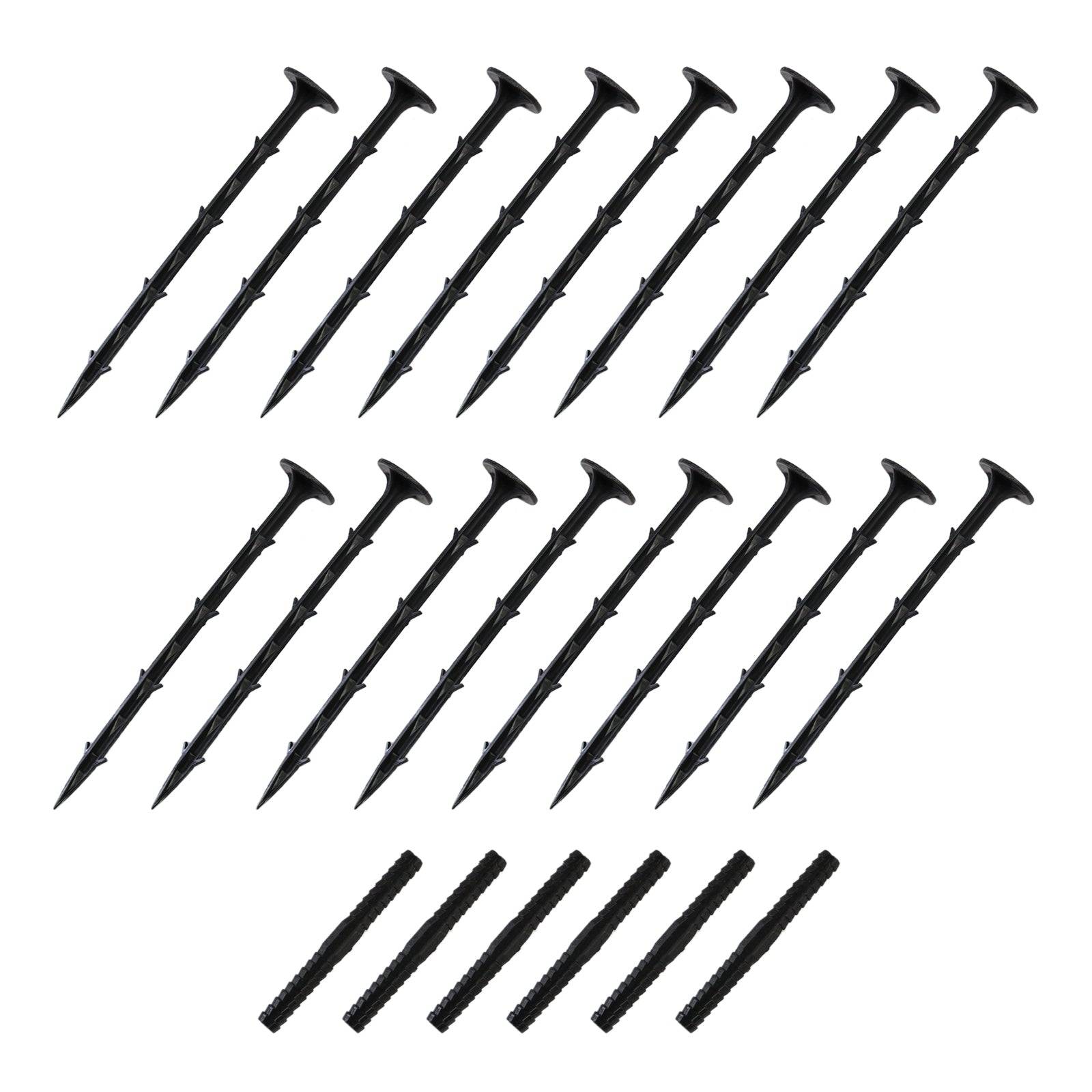 Monstershop - Bordures de Pelouse Flexibles 1.2m Marron x 36 - Imagen 4