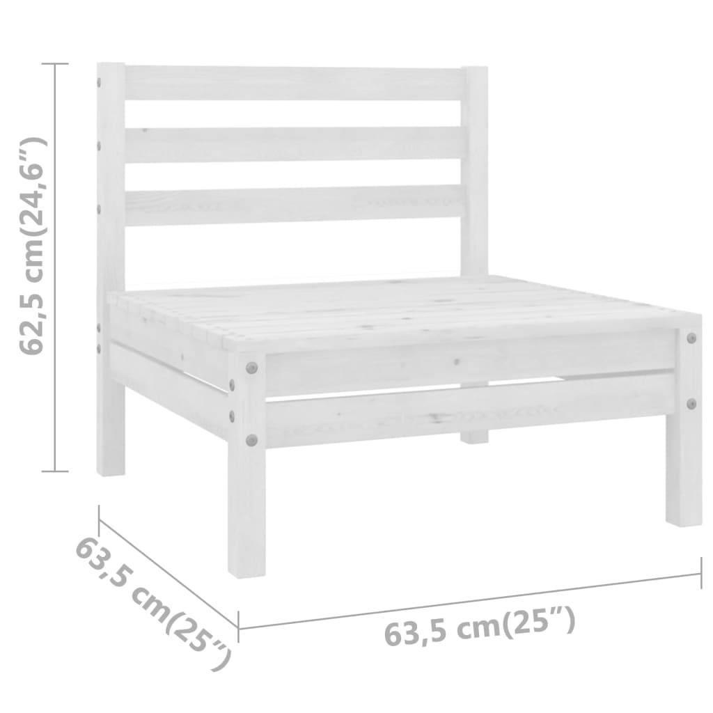 Prolenta Premium - Banc de jardin Blanc 64 X 64 cm - Prolenta Premium - Image 5
