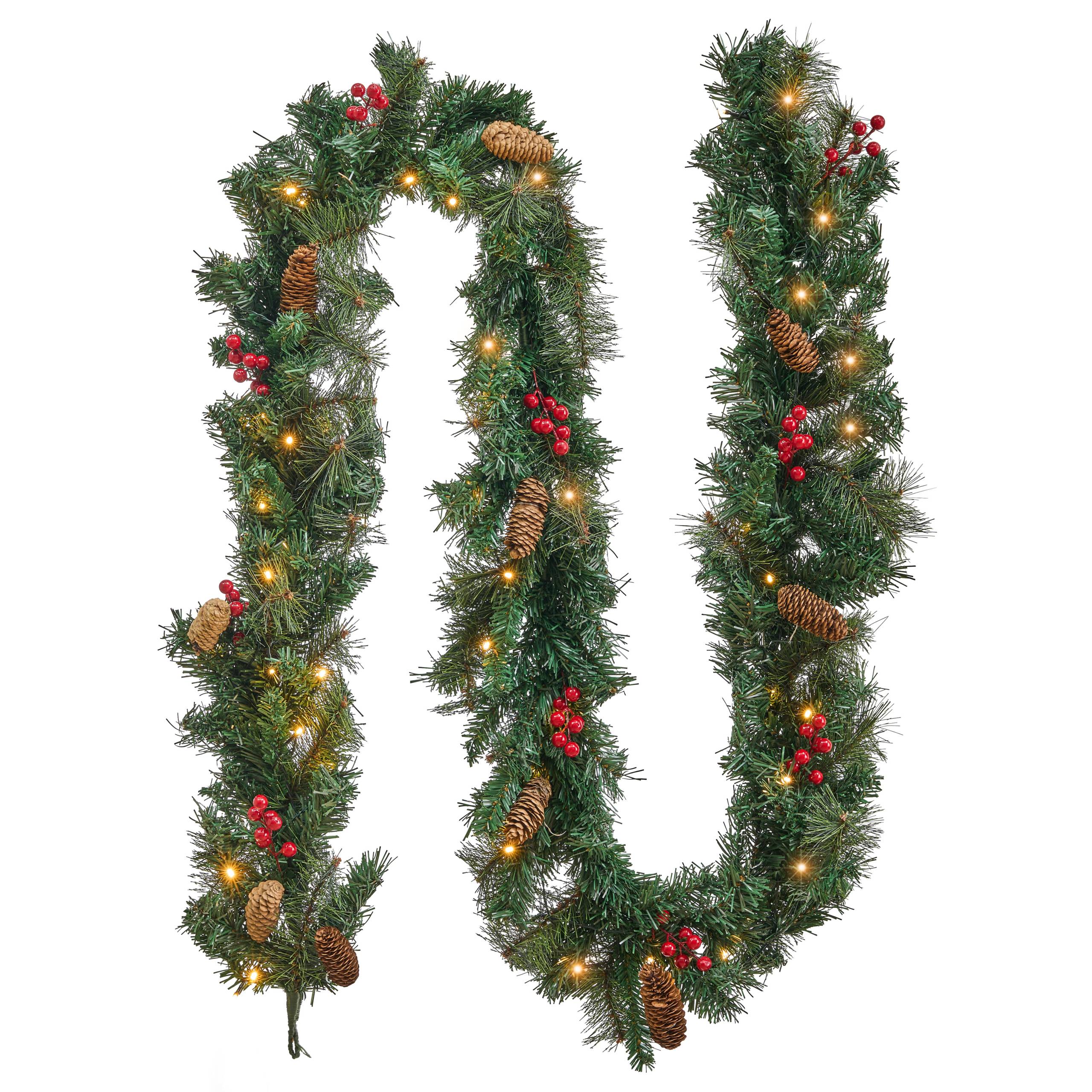 Beliani - Guirlande de Noël Matière synthétique Vert TENALA - Beliani - Imagen 2