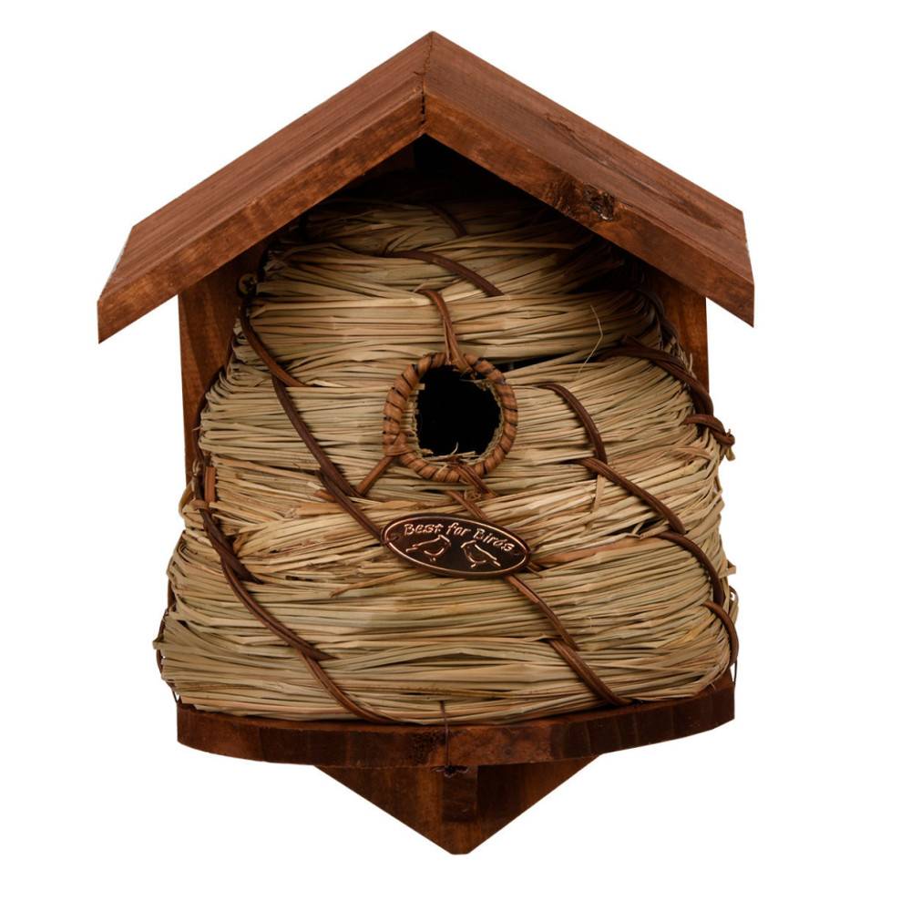 animallparadise - Nichoir en forme de ruche, ø du trou 27mm. pour oiseau mésange bleu - Imagen 8