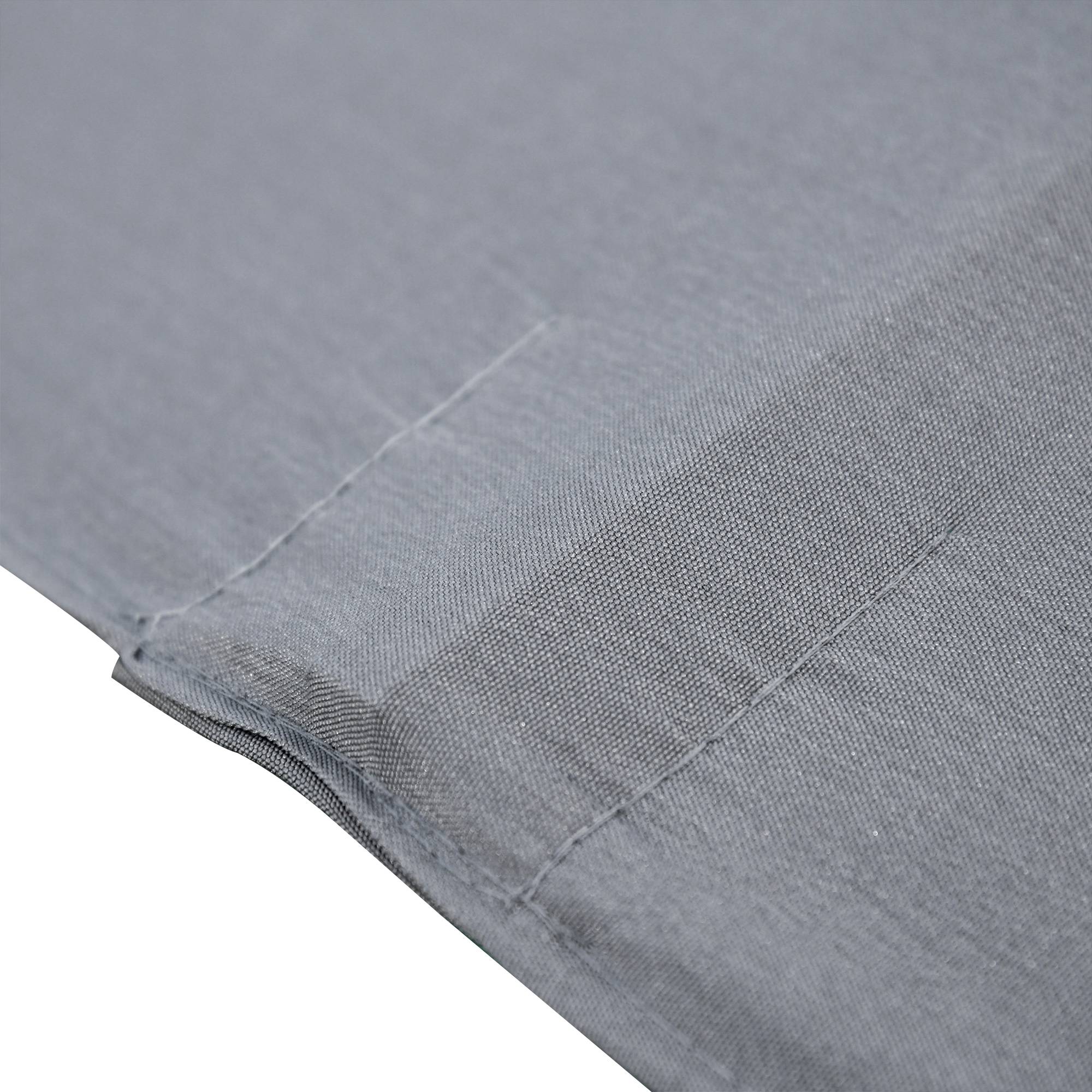 Outsunny - Parasol droit jardin 3x2m rectangulaire inclinable LED solaire acier polyester haute densité gris - Outsunny - Image 8