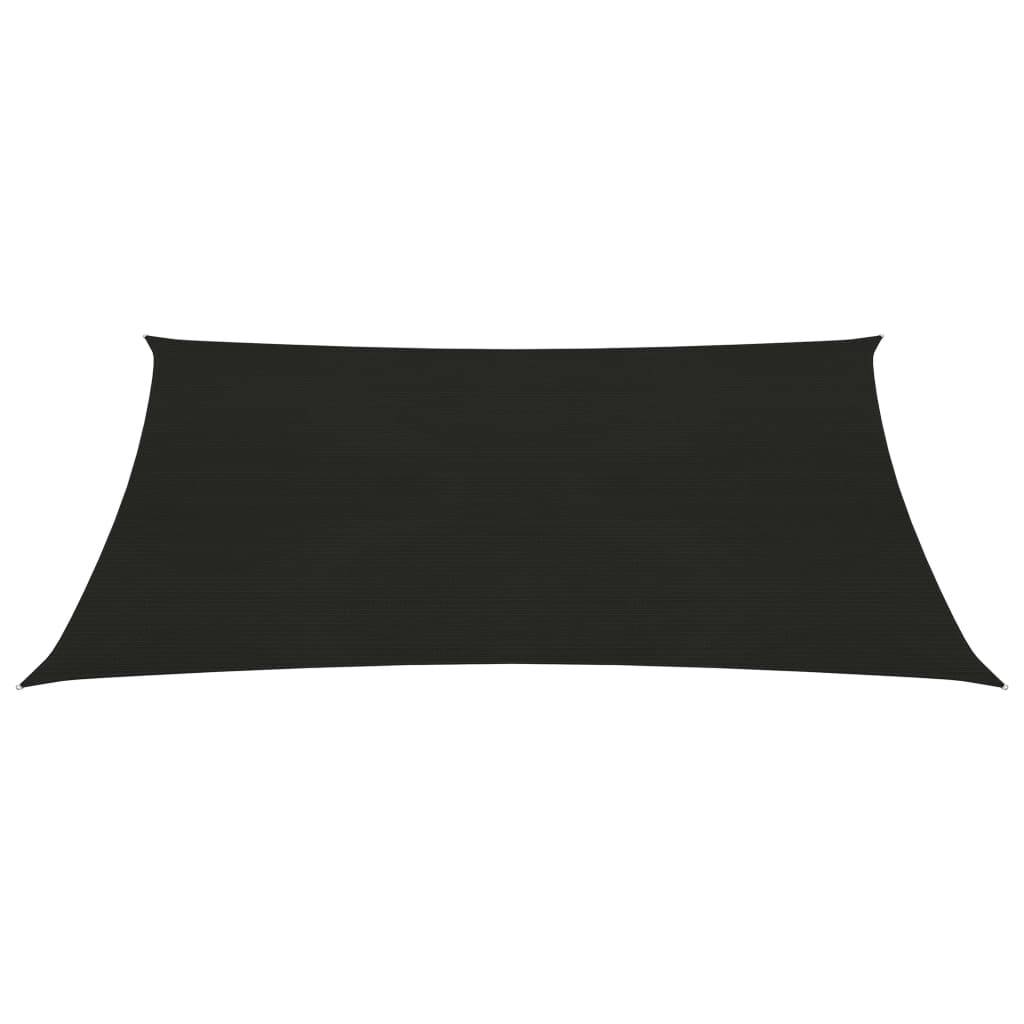 Helloshop26 - Voile d'ombrage 160 g/m² 2 x 3 m PEHD noir - Imagen 2