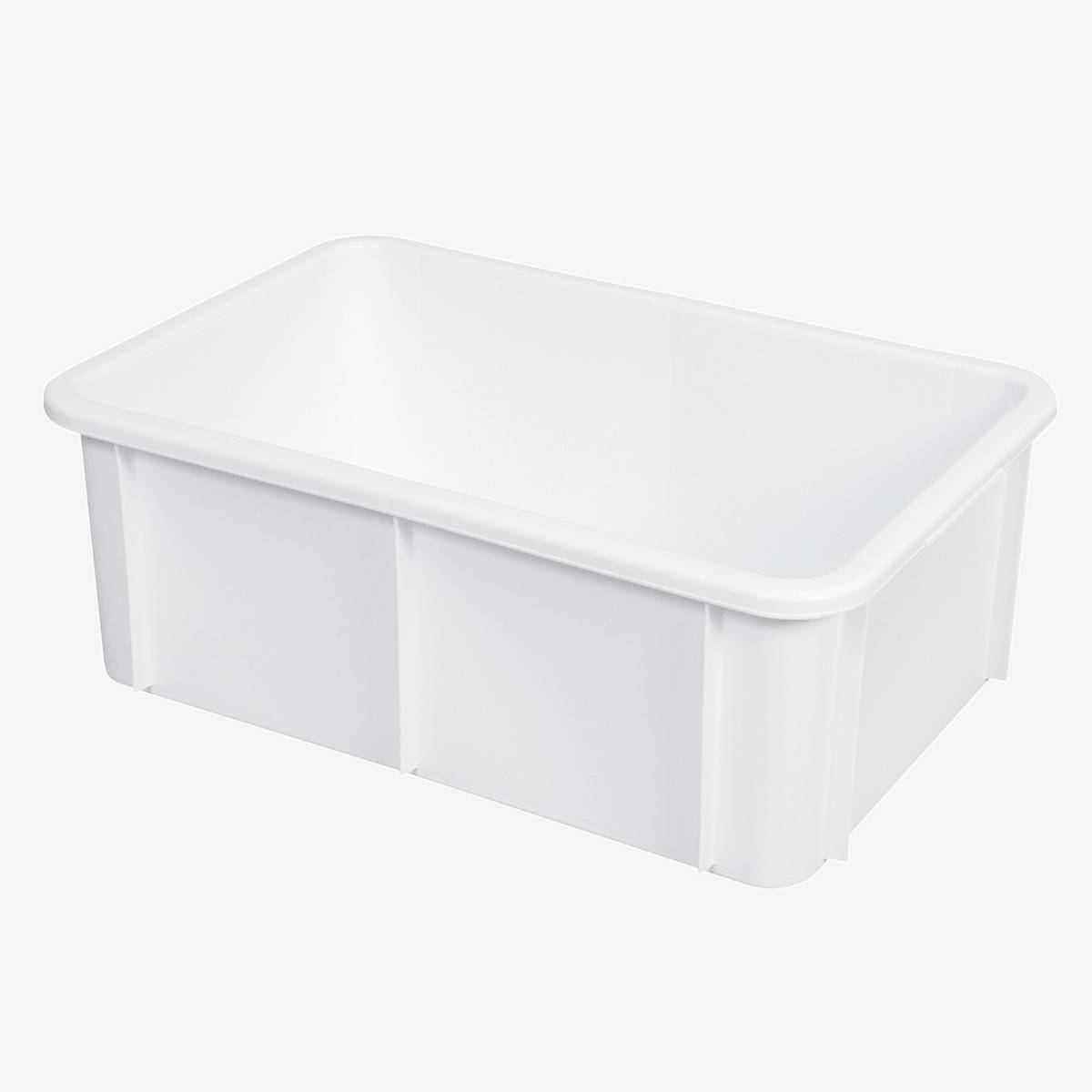 Bac rectangulaire 35 L - blanc - Gilac