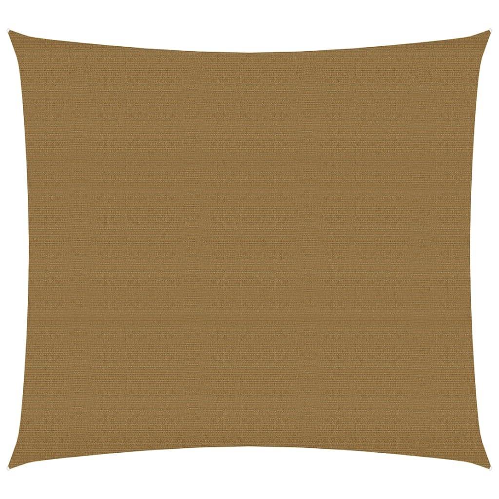 Helloshop26 - Voile d'ombrage 160 g/m² taupe 5 x 5 m PEHD - Imagen 1