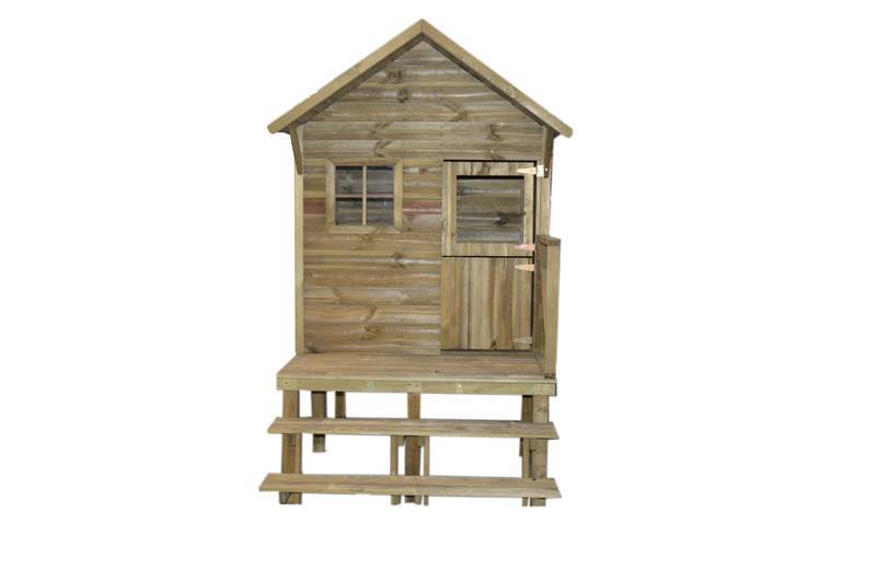 Trigano - Maisonnette sur pilotis LENA - bois - 1,35 m² - porte, fenêtre et escalier Trigano - Imagen 1