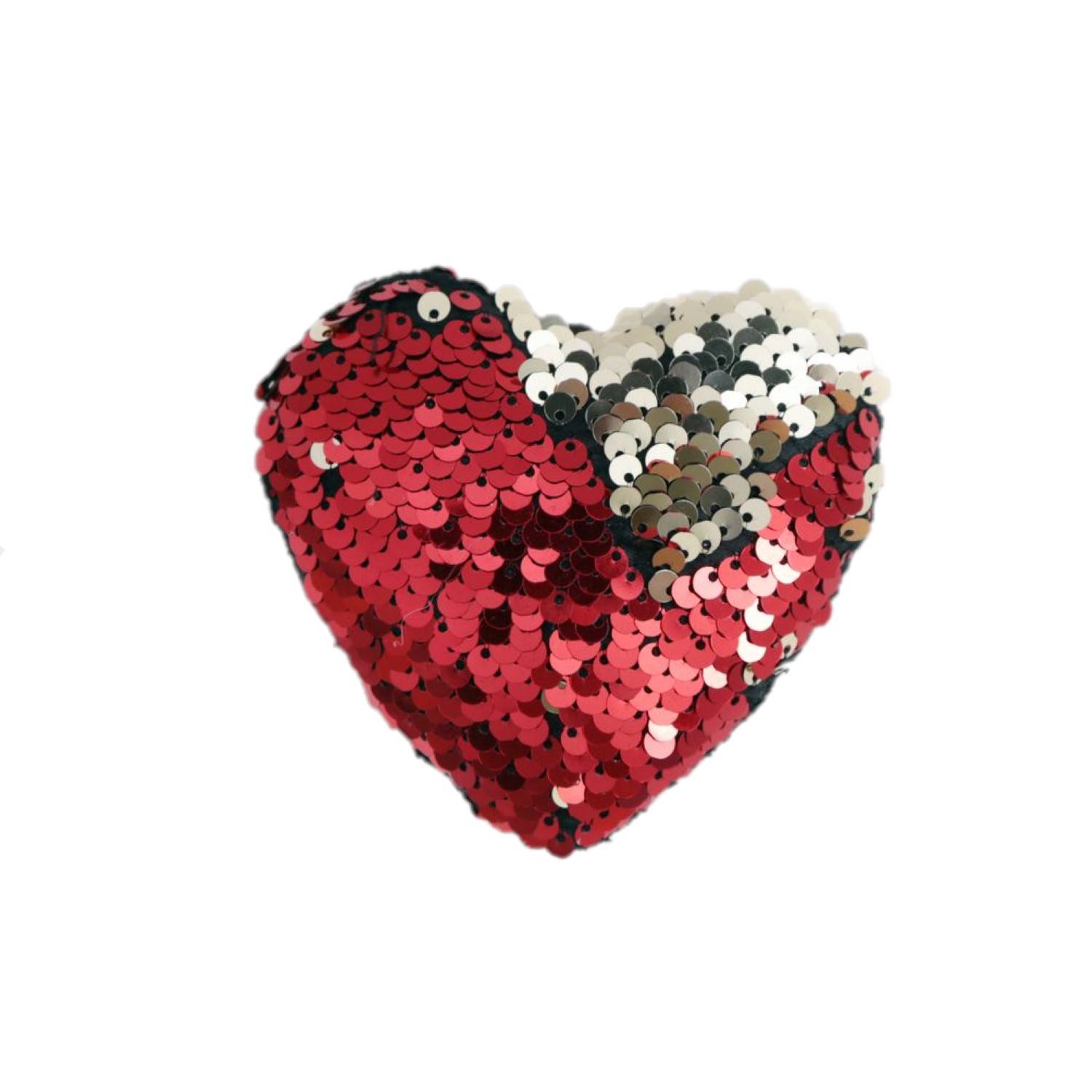 Sans Marque - Décoration pour sapin de Noël en sequin Cœur - Heart of the home