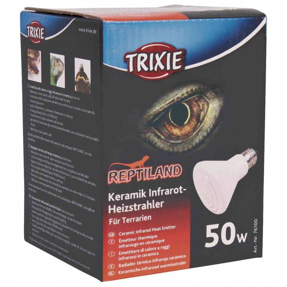 Trixie - Trixie - Emetteur céramique de chauffage infrarouge 50 W pour reptiles - Imagen 1