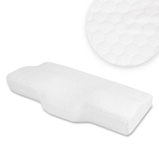 Coussin Mémoire De Forme Confort - Ergonomique Anti Douleurs - Housse Respirante Lavable 60 x 34 x 11,5 cm - Image 1