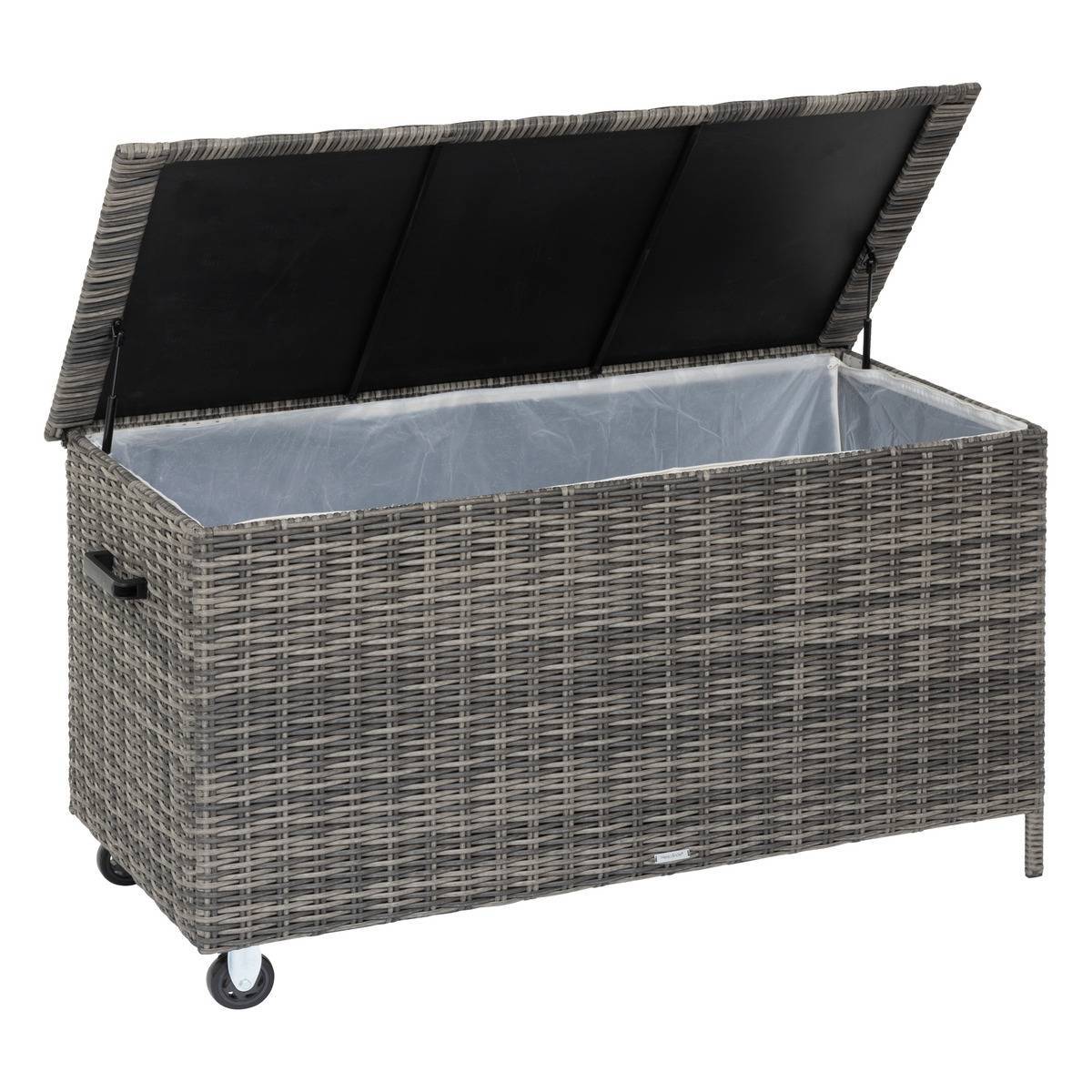 Hesperide - Coffre de rangement "Bayana" terre d ombre 204 x 97,5 x 111 cm en acier traité époxy Hespéride - Imagen 2