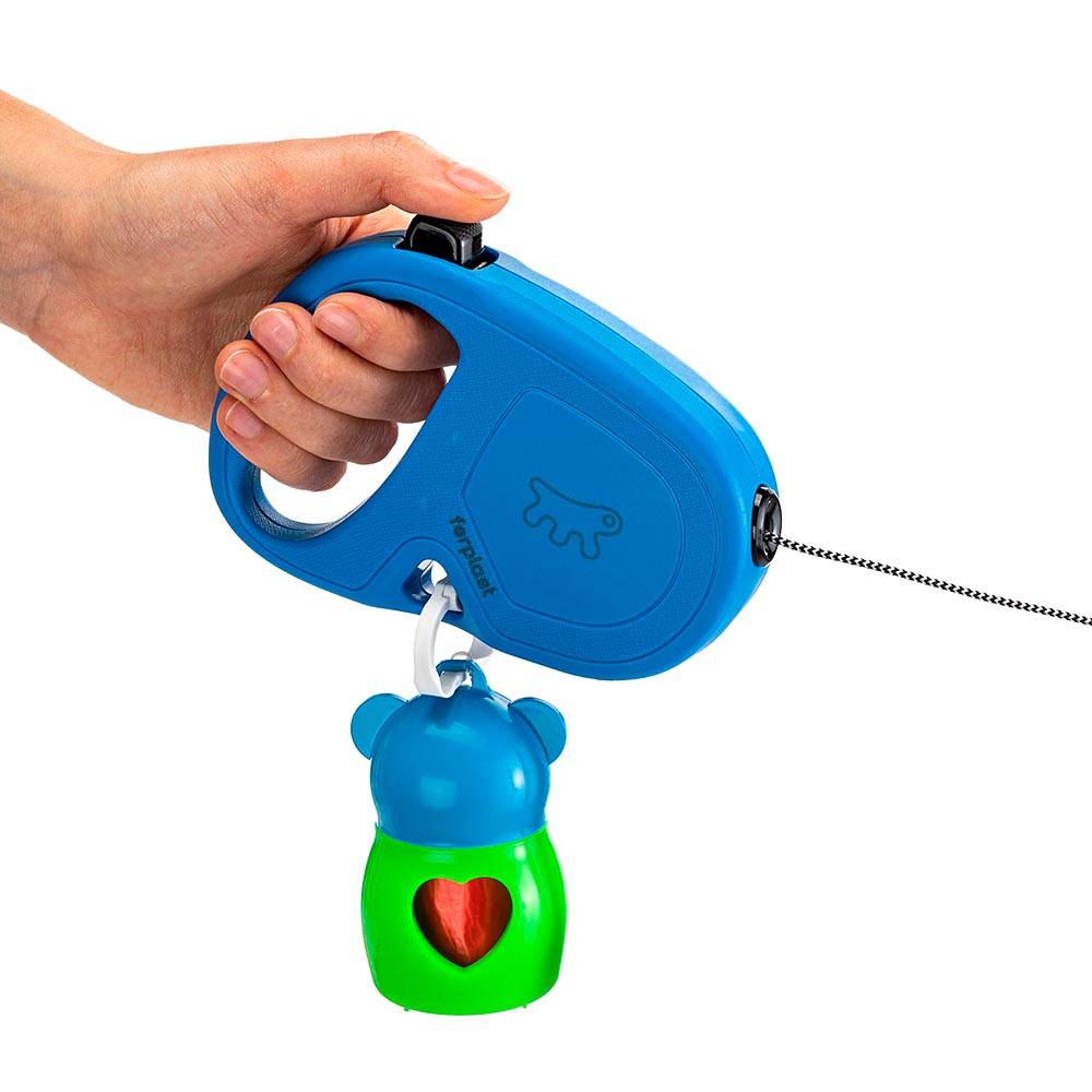 Ferplast - Ferplast Laisse Chien Enrouleur FLIPPY ONE, Laisse pour Petits Chiens jusqu'à 12 Kg. Cordon Extensible max 4,5 m. Bouton unique pour verrouiller et - Imagen 3