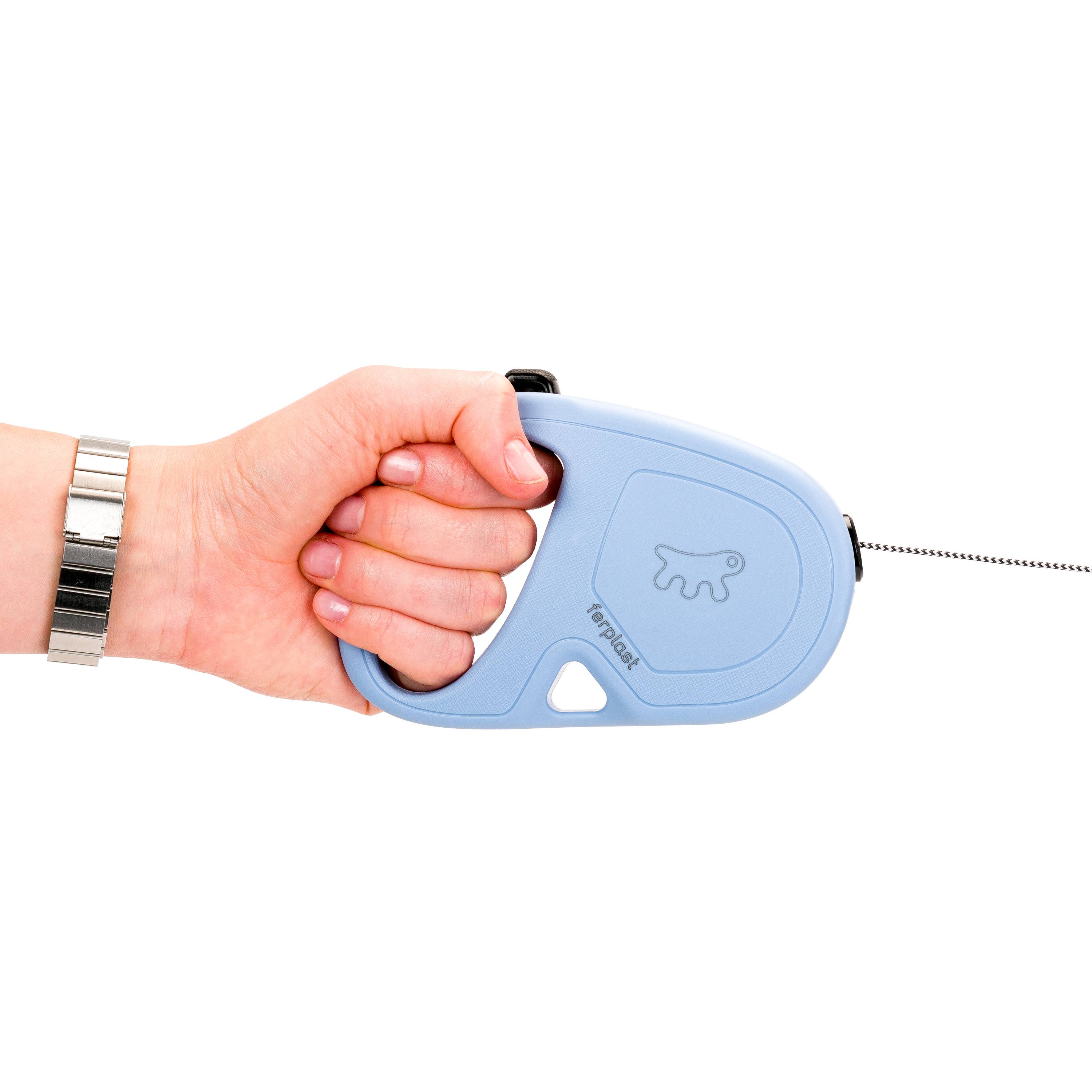 Ferplast - Ferplast Laisse Chien Enrouleur FLIPPY ONE, Laisse pour Petits Chiens jusqu'à 12 Kg. Cordon Extensible max 4,5 m. Bouton unique pour verrouiller et - Imagen 8