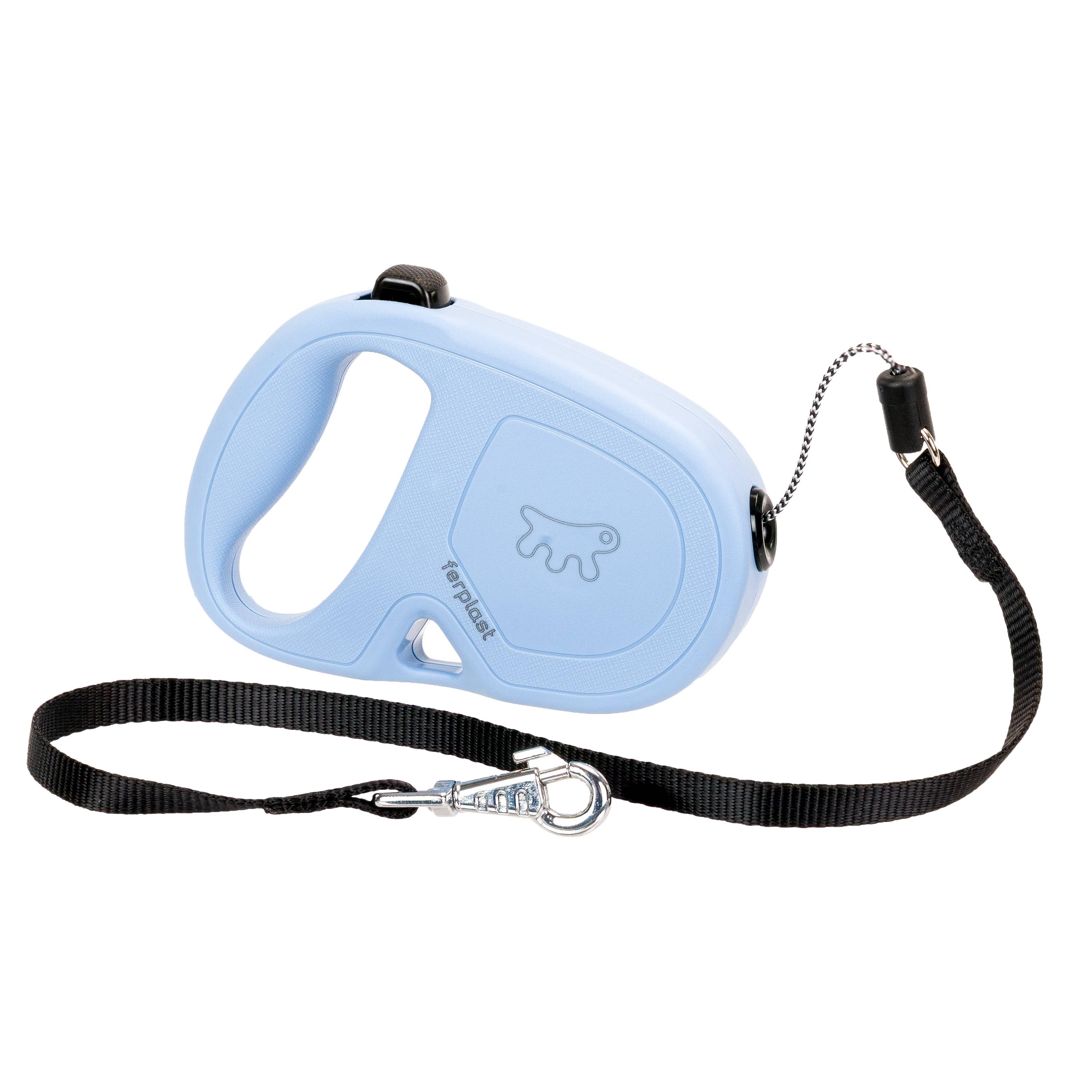 Ferplast - Ferplast Laisse Chien Enrouleur FLIPPY ONE, Laisse pour Petits Chiens jusqu'à 12 Kg. Cordon Extensible max 4,5 m. Bouton unique pour verrouiller et - Imagen 1
