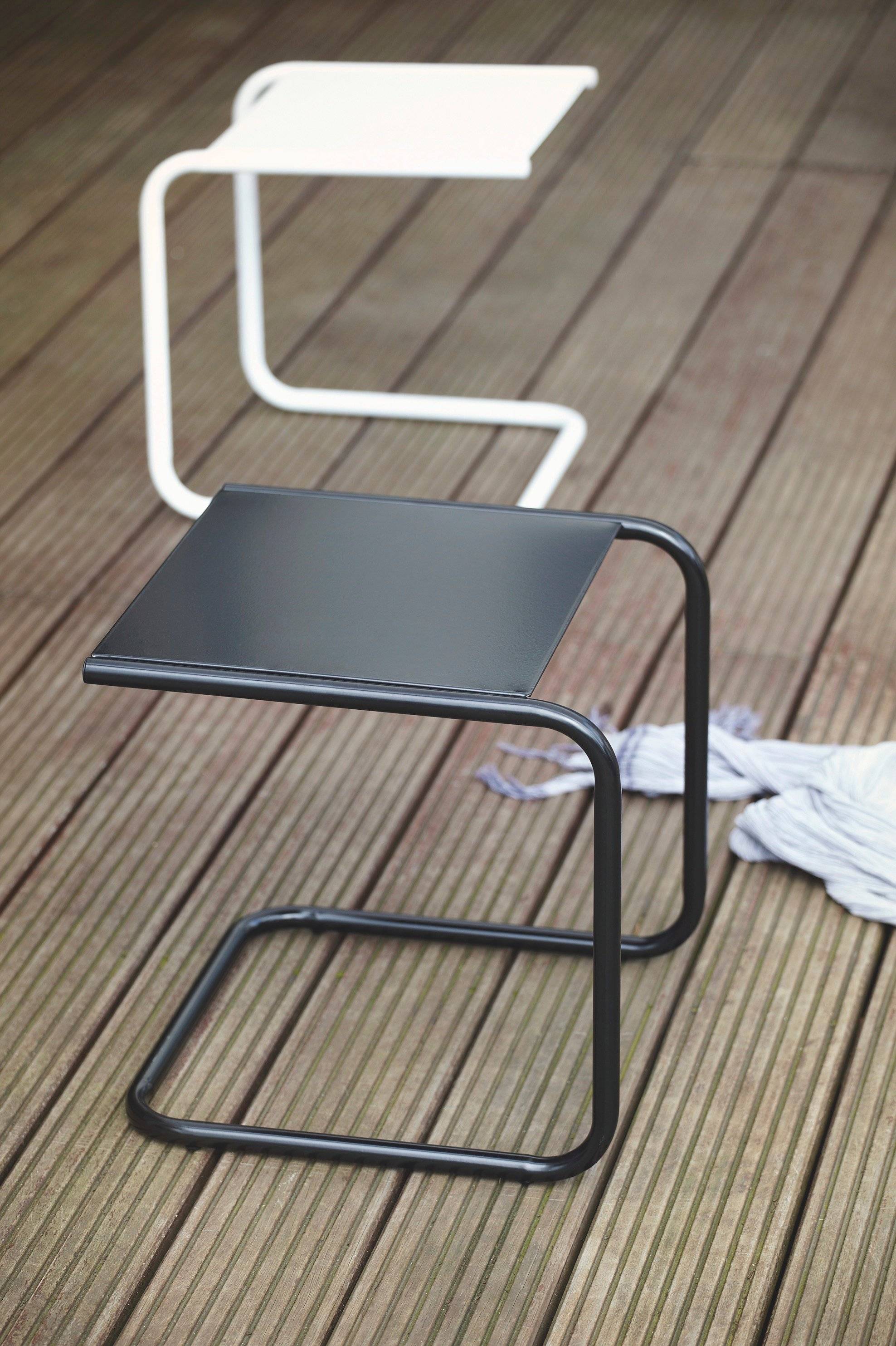 Fiam - Table Basse CLUB Aluminium ANTHRACITE 39x38x41,5 cm FIAM - Imagen 3