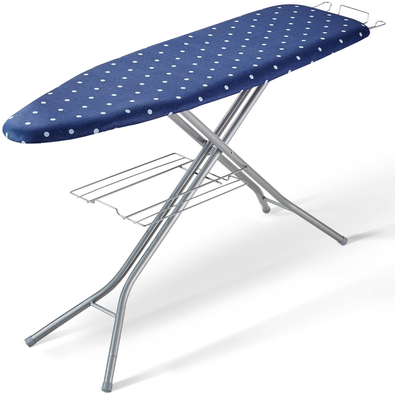 VEVOR Planche à repasser 140x37 cm, 4 couches, hauteur réglable 64-97 cm. Housse 100% coton. - Image 1