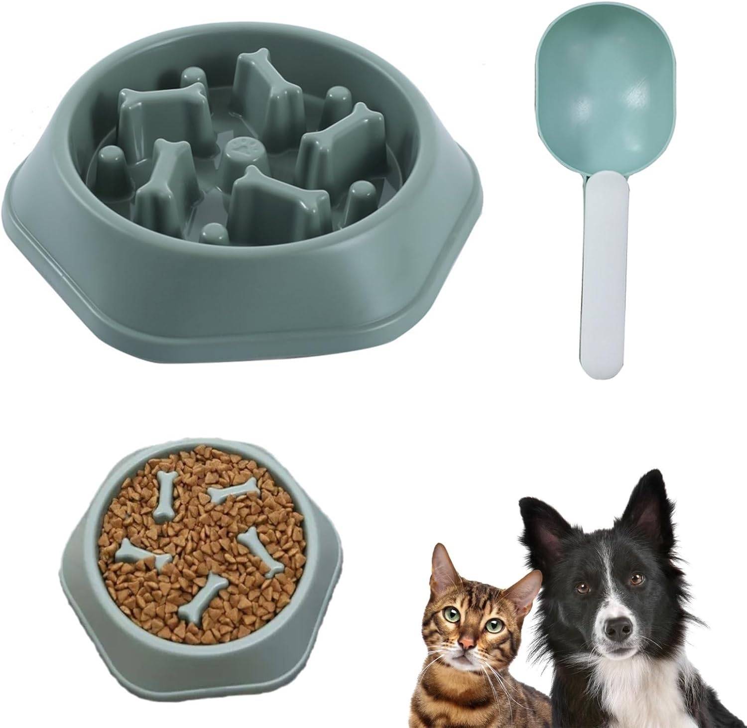 Vendos85 - Gamelle pour chien à alimentation lente - Anti-glissement Vendos85