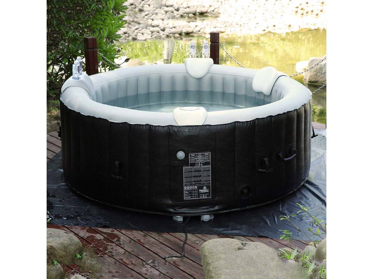 Habitat Et Jardin - Lot De 2 Appuie-têtes Et 1 Porte-gobelet Pour Spa -habitat Et Jardin - Image 2